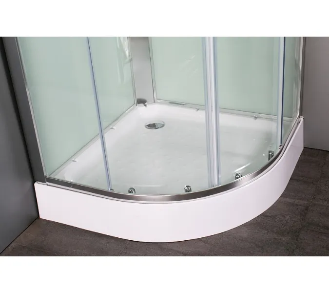 Душевая кабина четверть круга Bandhours STAR A 90х90х216 см, Высота поддона: 17, Цвет профиля: Хром, Тип поддона: Низкий, Выбрать размер: 90x90, изображение 3