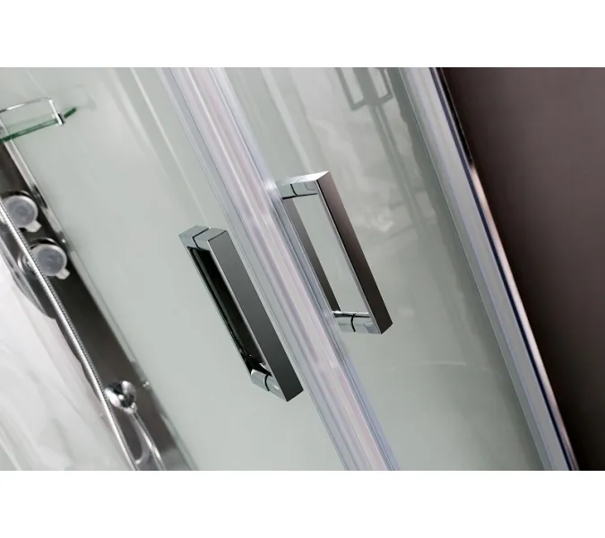 Душевая кабина четверть круга Bandhours STAR A 90х90х216 см, Высота поддона: 17, Цвет профиля: Хром, Тип поддона: Низкий, Выбрать размер: 90x90, изображение 2