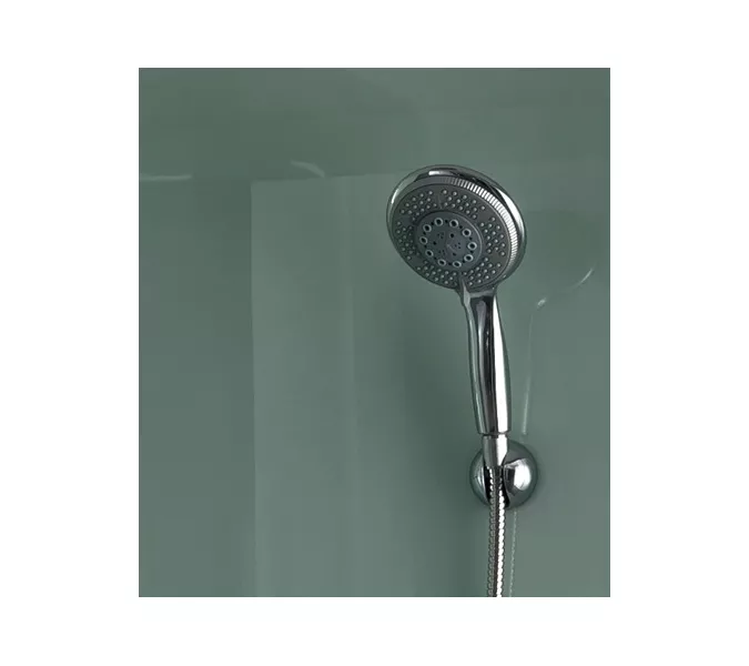 Душевая кабина  асимметричная Bandhours ORION L/R 120*80 см, Цвет стекла: прозрачное, Цвет профиля: Хром, Тип поддона: Высокий, Выбрать размер: 80x120, Ориентация: левая, изображение 4