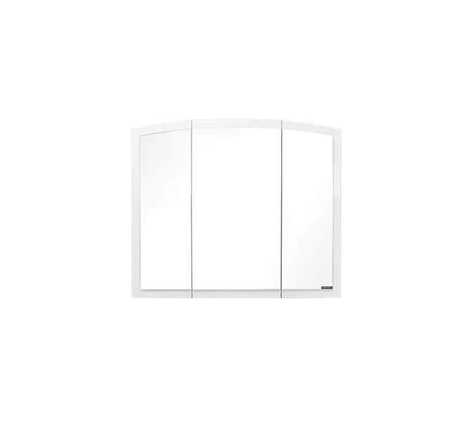 COMFORTY. Зеркало-шкаф "Палини-100" белый глянец