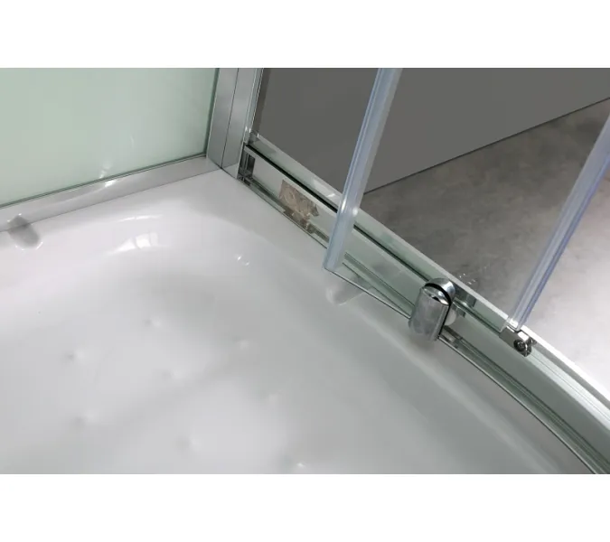 Душевая кабина четверть круга Bandhours STAR A 90х90х216 см, Высота поддона: 17, Цвет профиля: Хром, Тип поддона: Низкий, Выбрать размер: 90x90, изображение 4