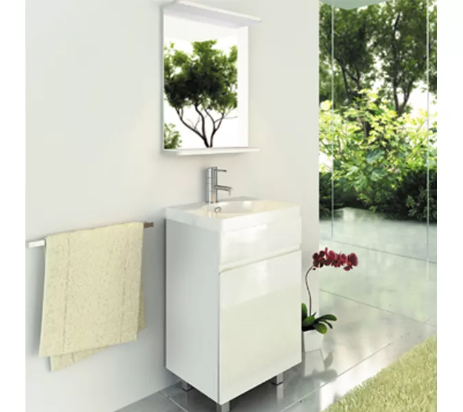 Зеркало Comforty, Выбрать размер: 50, Тип: Зеркало с полкой, изображение 2