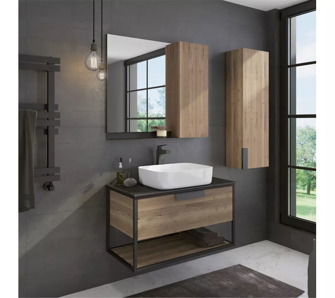 COMFORTY. Полуколонна подвесная "Кёльн-35" дуб темный, изображение 5