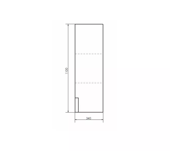 COMFORTY. Полуколонна подвесная "Кёльн-35" дуб темный, изображение 6