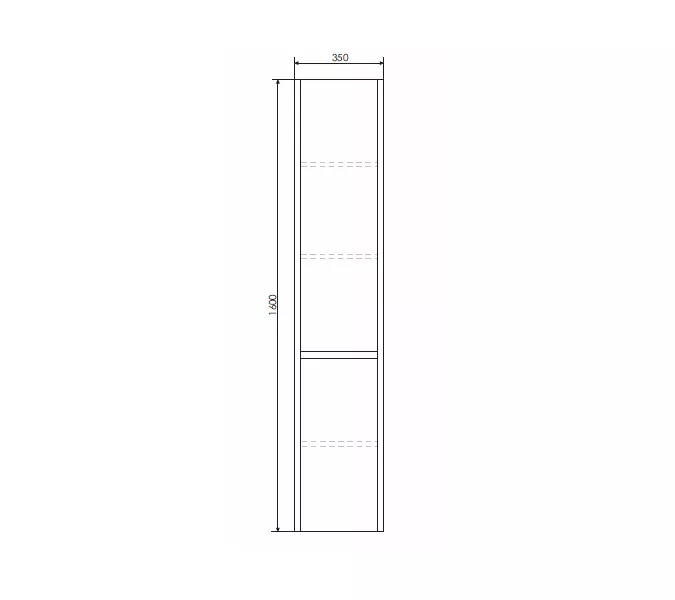 COMFORTY. Шкаф-колонна "Тромсе-35" дуб сонома, изображение 3