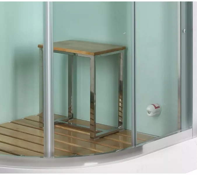 Душевая кабина с паром и гидромассажем четверть круга Bandhours VICTORIA 100х100 см, изображение 4