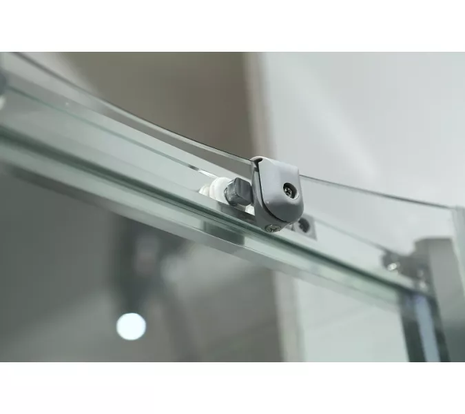 Душевая кабина прямоугольная Bandhours OMEGA-3 L/R с гидромассажем, Цвет стекла: прозрачное, Высота поддона: 15, Цвет профиля: Хром, Тип поддона: Низкий, Выбрать размер: 80x120, Ориентация: левая, изображение 4