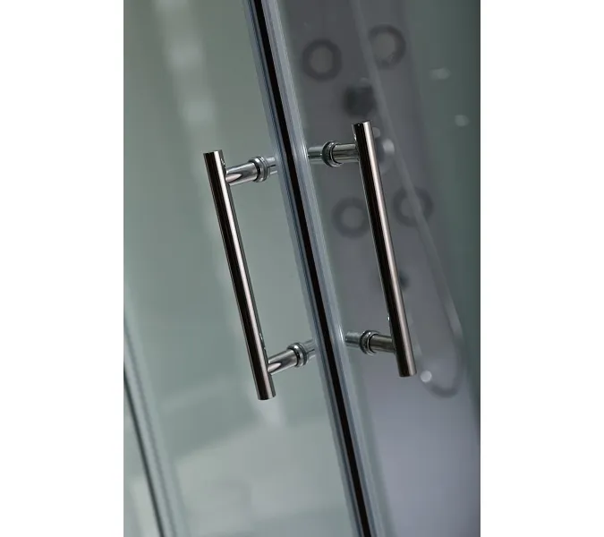 Душевая кабина с гидромассажем четверть круга Bandhours BORA B 90х90х217 см, Цвет стекла: прозрачное, Высота поддона: 36, Цвет профиля: Хром, Тип поддона: Высокий, Выбрать размер: 90x90, изображение 4