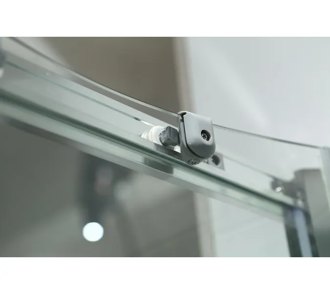 Душевая кабина с гидромассажем асимметричная Bandhours CRISTAL L/R, Цвет стекла: прозрачное, Высота поддона: 15, Цвет профиля: Хром, Тип поддона: Низкий, Выбрать размер: 80x120, Ориентация: левая, изображение 4