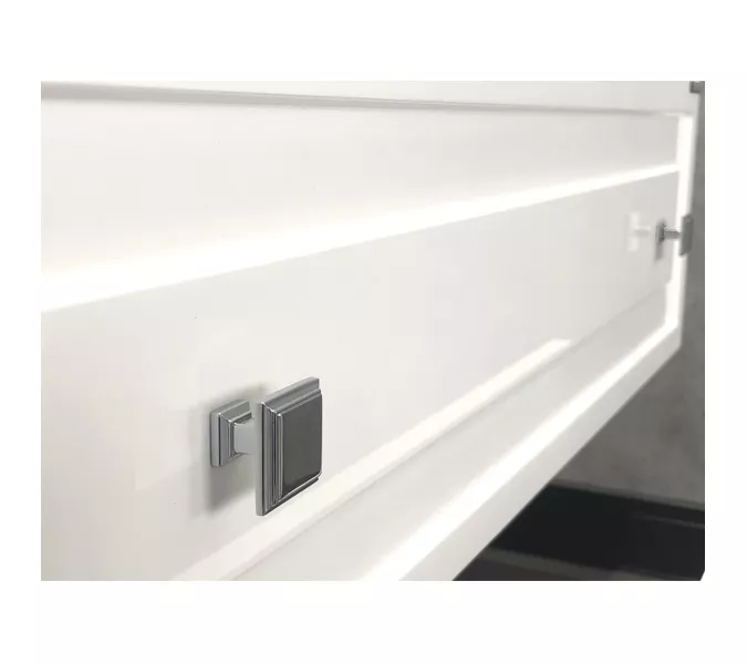 COMFORTY. Тумба-умывальник "Феррара-100" белый глянец с раковиной COMFORTY, изображение 4