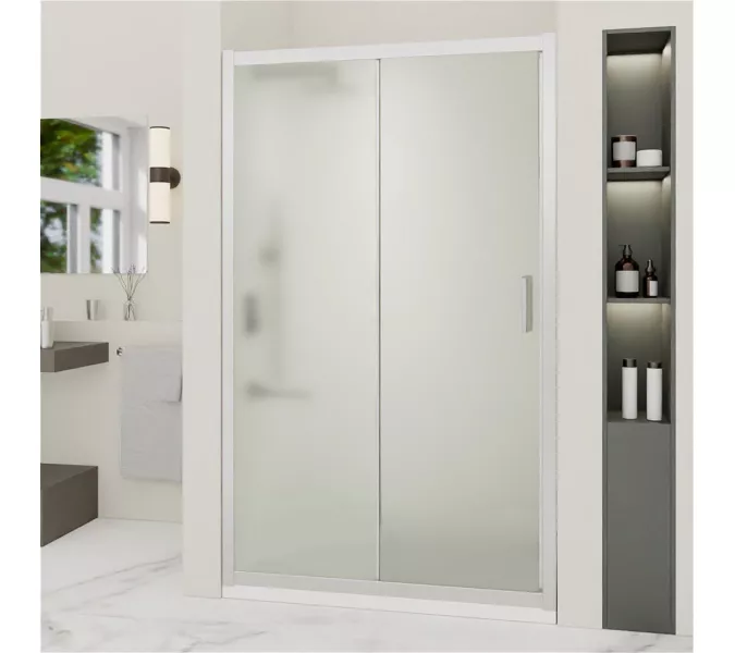 Душевая дверь RGW PA-016, Цвет стекла: матовое, Цвет профиля (вариация): Хром, Выбрать размер: 140