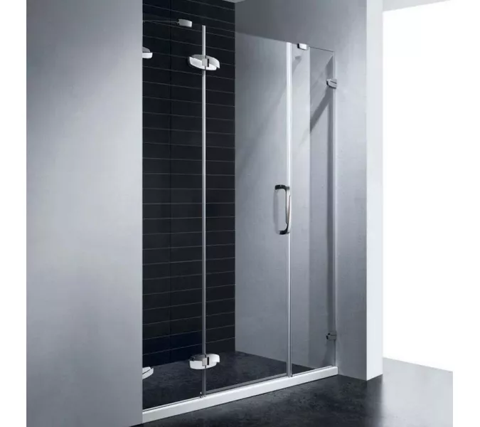 Душевая дверь RGW SA-01, Цвет стекла: прозрачное, Цвет профиля (вариация): Хром-Красный, Выбрать размер: 120, изображение 2