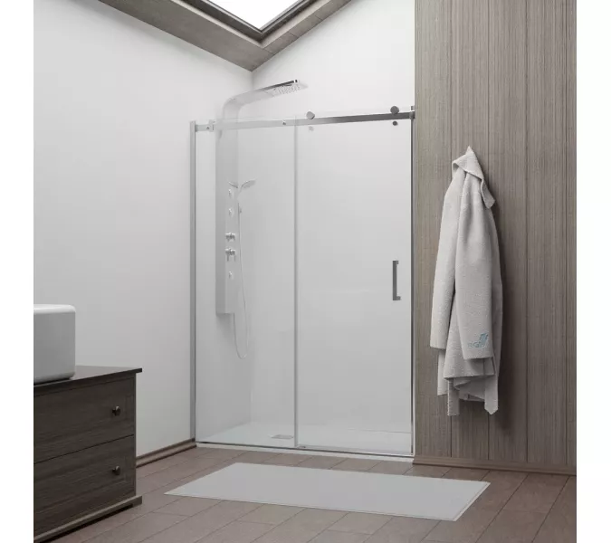 Душевая дверь RGW TO-14, Цвет стекла: прозрачное, Цвет профиля (вариация): Хром, Выбрать размер: 120