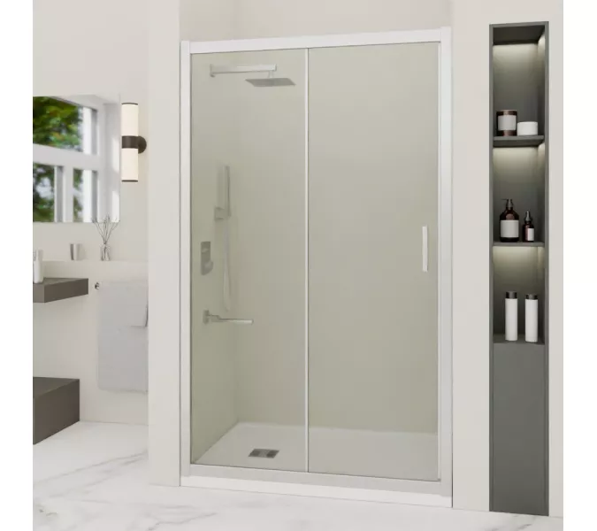 Душевая дверь RGW PA-016, Цвет стекла: прозрачное, Цвет профиля: Хром, Выбрать размер: 120