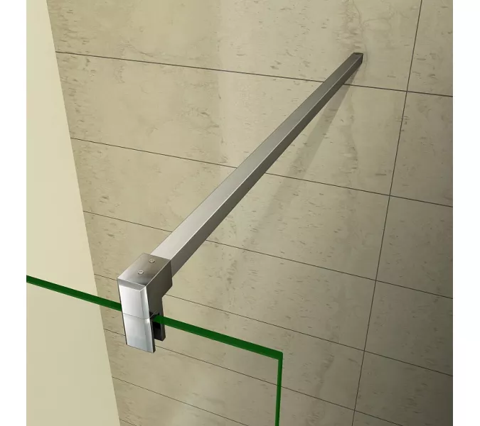 Душевая перегородка Good Door WALK IN SP, хром профиль, Цвет стекла: прозрачное, Цвет профиля: Хром, Выбрать размер: 80, изображение 2