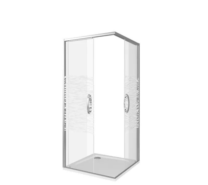 Душевой уголок Good Door ANTARES CR с рисунком  без поддона, Выбрать размер: 100х100, Цвет стекла: с рисунком, изображение 2