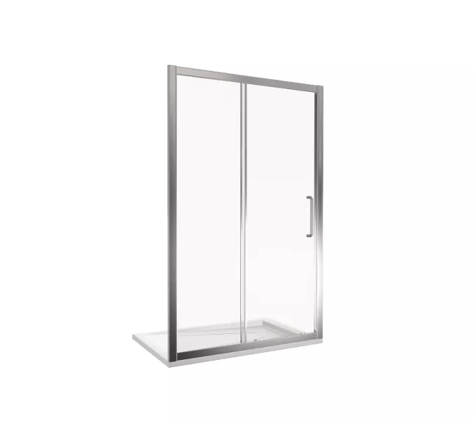 Душевая дверь раздвижная Good Door Neo WTW, Выбрать размер: 120, Цвет стекла: прозрачное, изображение 2