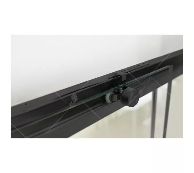 Шторка на ванну RGW SC-45B, Цвет профиля: Черный, Выбрать размер: 180, изображение 4