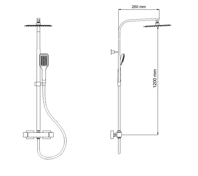 Душевая стойка RGW SP-22, изображение 2