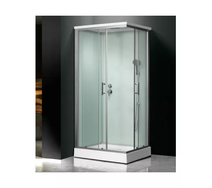 Душевая кабина Frank F100  100*80 правая, изображение 2