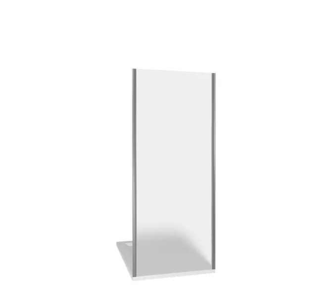 Боковая часть  Good Door Infinity SP, Цвет стекла: матовое, Цвет профиля: Хром, Выбрать размер: 90