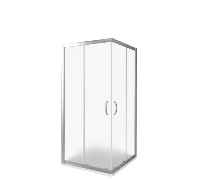 Душевой уголок Good Door Infinity CR без поддона, Выбрать размер: 80x80, Цвет стекла: рифленое, изображение 3