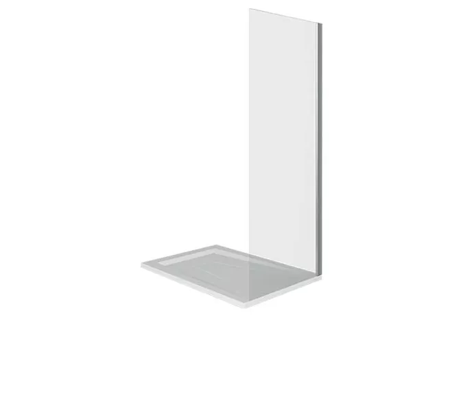 Боковая часть  Good Door Orion SP, Цвет стекла: прозрачное, Цвет профиля: Хром, Выбрать размер: 80