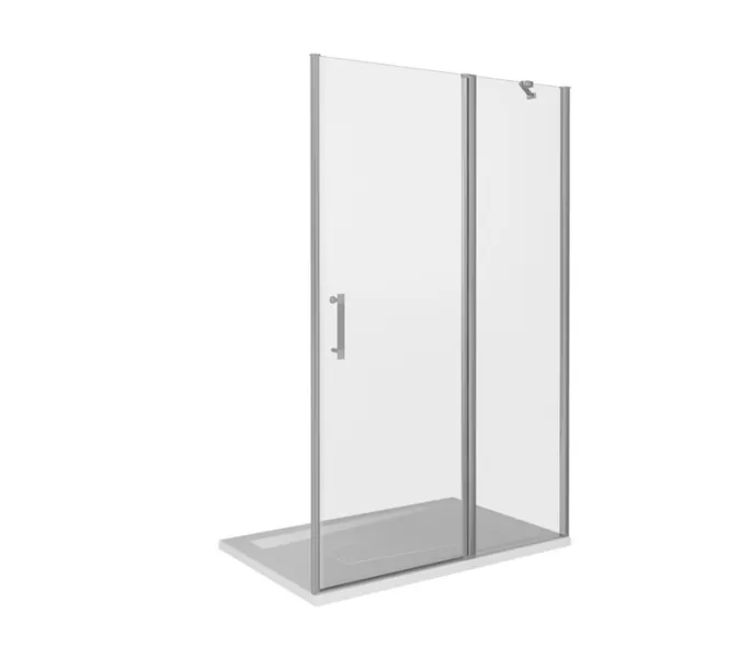 Душевая дверь распашная Good Door Mokka WTW, Выбрать размер: 110, Цвет стекла: прозрачное, изображение 2