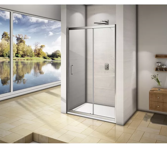 Душевая дверь раздвижная Good Door Neo WTW, Выбрать размер: 120, Цвет стекла: прозрачное