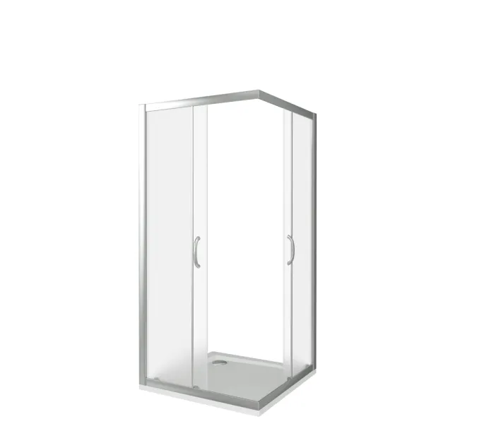 Душевой уголок Good Door Infinity CR без поддона, Выбрать размер: 80x80, Цвет стекла: рифленое, изображение 4