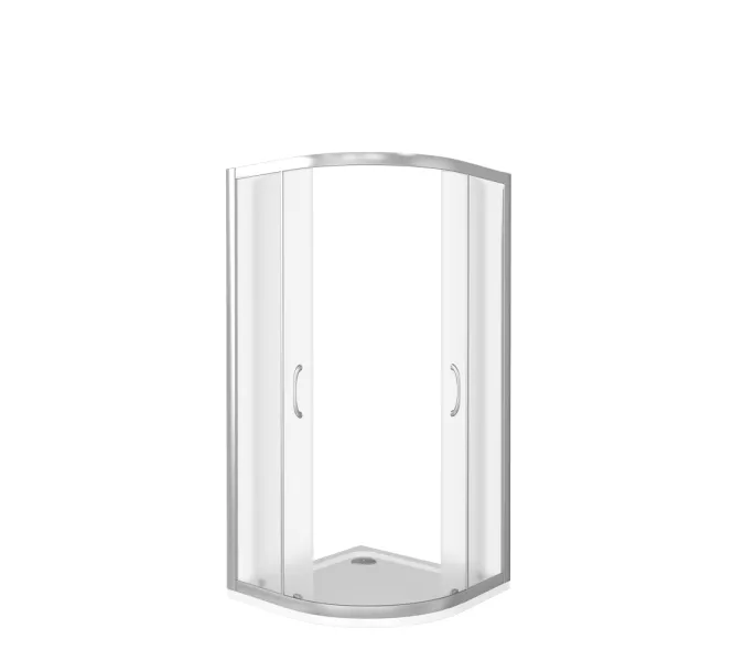 Душевой уголок Good Door LATTE R-G-WE  матовый без поддона, Выбрать размер: 80x80, Цвет стекла: матовое, изображение 3