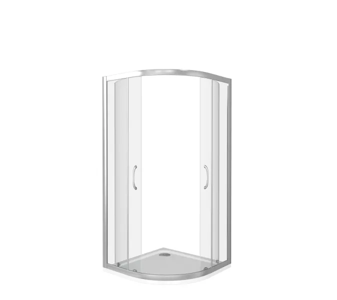 Душевой уголок Good Door LATTE R-C-WE   без поддона, Цвет стекла: прозрачное, Выбрать размер: 80х80, изображение 3