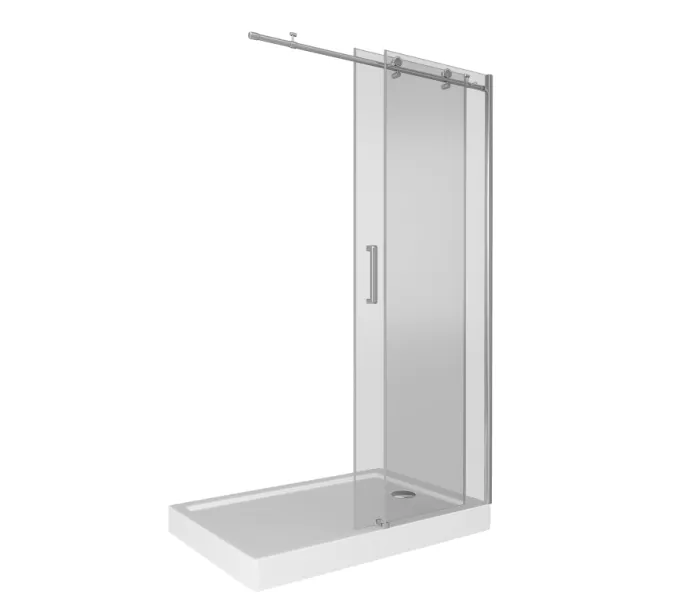 Душевая дверь раздвижная  Good Door Puerta WTW, Выбрать размер: 110, Цвет стекла: прозрачное, изображение 3