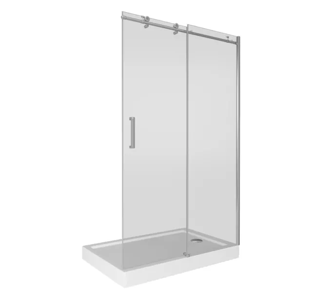 Душевая дверь раздвижная  Good Door Puerta WTW, Выбрать размер: 110, Цвет стекла: прозрачное, изображение 2