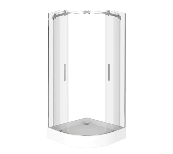 Душевой уголок Good Door Galaxy R-TD-C-CH  без поддона, Выбрать размер: 90x90, Цвет стекла: прозрачное, Выбрать цвет: Хром, изображение 3