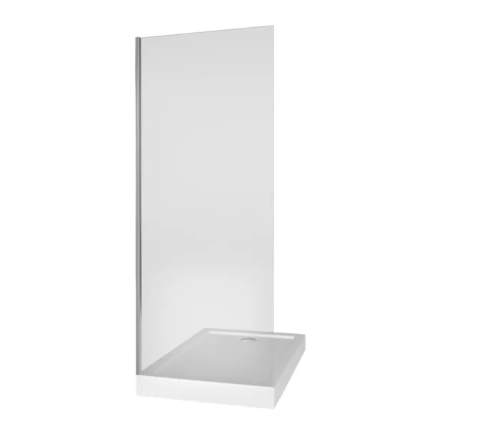 Боковая часть Good Door Puerta SP, Цвет стекла: прозрачное, Цвет профиля: Хром, Выбрать размер: 80