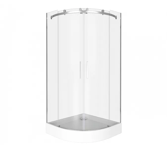 Душевой уголок Good Door Galaxy R-TD-C-CH  без поддона, Выбрать размер: 90x90, Цвет стекла: прозрачное, Выбрать цвет: Хром, изображение 2