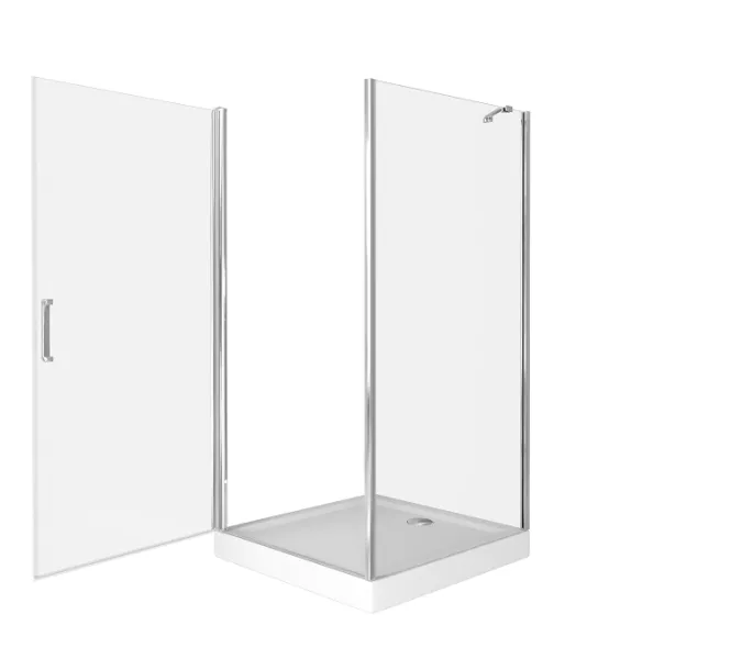 Душевой уголок Good Door Pandora CR-C-CH 90х90 без поддона, Выбрать размер: 90x90, Цвет стекла: прозрачное, изображение 3