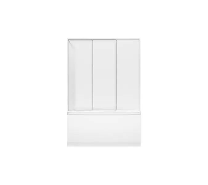 Шторка для ванны BAS Лима 130х145, Цвет стекла: матовое