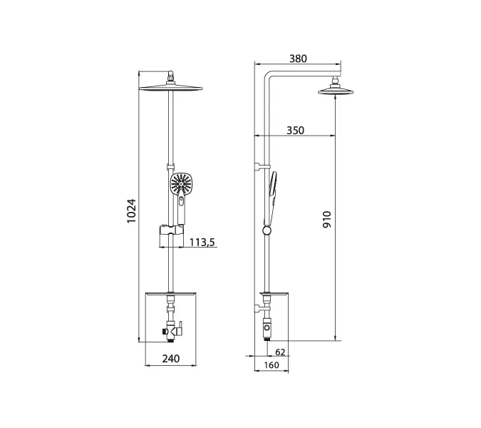 Душевой гарнитур Lemark LM8805C, изображение 2