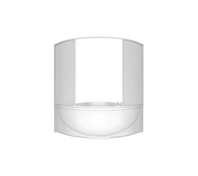 Шторка для ванны BAS Дрова 160х145, изображение 2