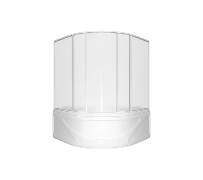 Шторка для ванны BAS Хатива 144х145 для угловых ванн