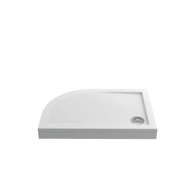 Поддон асимметричный  из литьевого мрамора Good Door Селфи 120х80 L/R, Ориентация: Левая