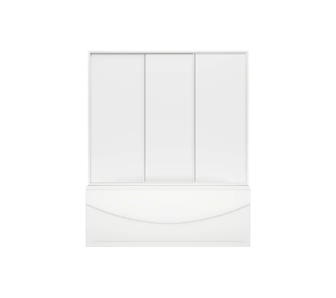 Шторка для ванны BAS Тесса 140х145, Цвет стекла: матовое