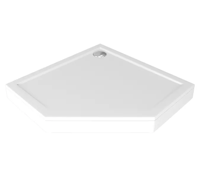 Поддон из литьевого мрамора  Good Door Пента, Выбрать цвет: белый , Выбрать размер: 90x90