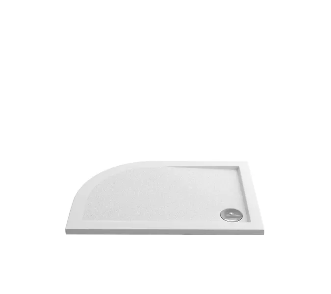 Поддон асимметричный  из литьевого мрамора Good Door Селфи 120х80 L/R, Ориентация: Левая, изображение 2
