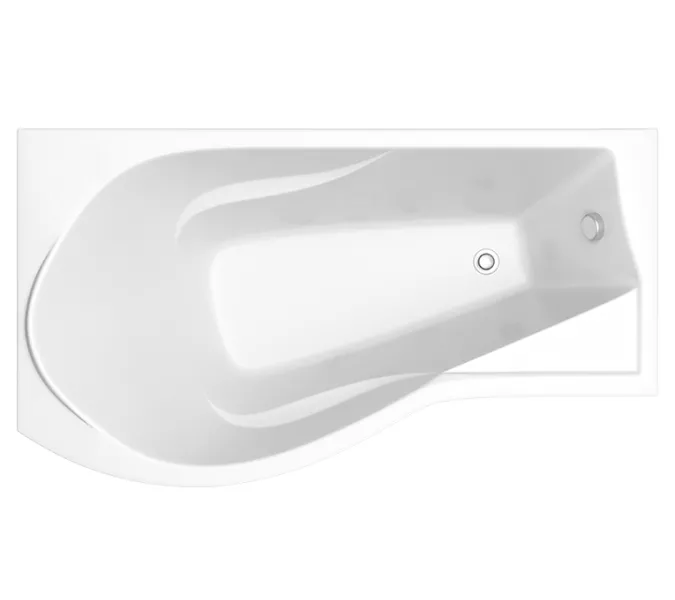 Ванна акриловая  BAS Капри 170*80 L/R, Ориентация: Левая, Комплектация: без гидромассажа, изображение 2