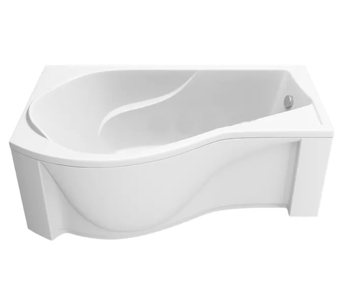 Ванна акриловая  BAS Капри 170*80 L/R, Ориентация: Левая, Комплектация: без гидромассажа