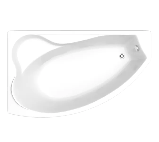 Ванна акриловая  BAS Николь 170*102, Ориентация: Левая, Комплектация: без гидромассажа, изображение 2
