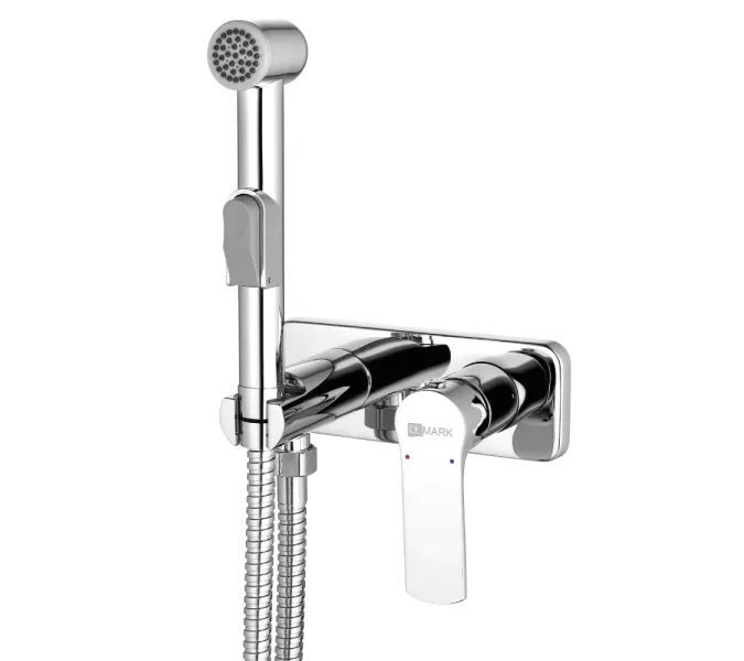 Смеситель Lemark Plus Grace LM1519C с гигиеническим душем встраиваемый